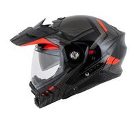 Scorpion ADX-2 Lewis Helmet, black-red, size L for Men
