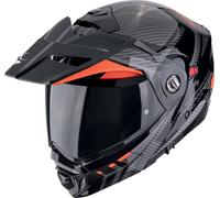 Scorpion ADX-2 Lewis Helmet, black-red, size M for Men