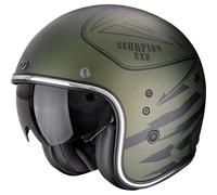 Scorpion Belfast Evo Dawg Open-Face Helmet, green/black, size XS (54/55)