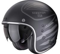 Scorpion Belfast Evo Dawg Open-Face Helmet, black-grey, size XL for Men