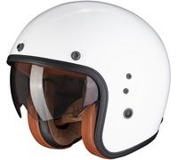 Scorpion Belfast Evo Luxe Jet Helmet, white, size M for Men