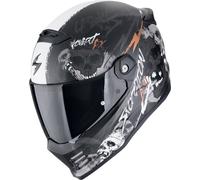 Scorpion Covert FX Skullz Helmet, black-grey-orange, size S for Men