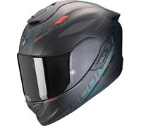 Scorpion Exo-1400 Evo 2 Air Luma Helmet, black matt/green, size XXL (63/64)