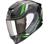 Scorpion Exo-1400 Evo 2 Carbon Air Mirage Helmet, black-green, size 2XL for Men