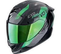 Scorpion EXO-1400 Evo Air II Carbon Platted, full face helmet L Black/Green