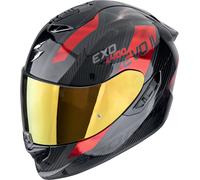 Scorpion EXO-1400 Evo Air II Carbon Platted, full face helmet L Black/Red