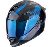 Scorpion EXO-1400 Evo Air II Carbon Platted, full face helmet XL Black/Blue