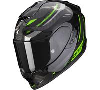 Scorpion EXO-1400 Evo Air Kydra Carbon Helmet, black-green, size 2XL for Men