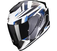 Scorpion EXO-1400 Evo Air Shell Helmet, white/blue, size S (55/56)