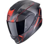Scorpion EXO-1400 Evo II Air Intensio Helmet, black matt/red, size XXL (63/64)