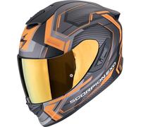 Scorpion EXO-1400 Evo II Air Linart Helmet, black-orange, size XS for Men