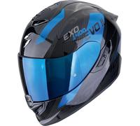 Scorpion EXO-1400 Evo II Carbon Air Platted Helmet, black/blue, size XL (61/62)