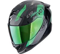 Scorpion EXO-1400 Evo II Carbon Air Platted Helmet, black-green, size S for Men
