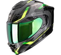 Scorpion Exo-1500 Air Sleek Full-Face Helmet, black/green, size M (57/58)