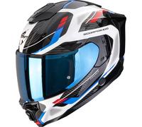 SCORPION EXO-1500 AIR SLEEK Integralhelm weiss-rot-blau XL