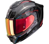 Scorpion Exo-1500 Carbon Air Mundi Full-Face Helmet, black-red, size 2XL for Men
