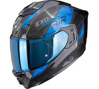 Scorpion Exo-1500 Carbon Air Platted Full-Face Helmet, black-blue, size XS for Men
