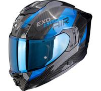 Scorpion EXO-1500 Carbon Air Platted, full face helmet XL Black/Blue
