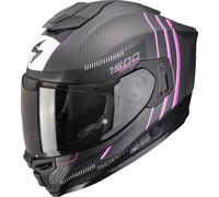 Scorpion Exo-1500 Carbon Air Zity Full-Face Helmet, black/pink, size XS (53/54)