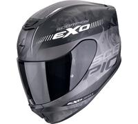 Scorpion EXO-391 Ava Helmet, black matt/silver, size S (55/56)