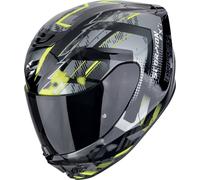 Scorpion EXO-391 Clutter Helmet, black-grey-yellow, size M for Men
