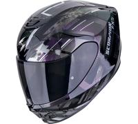 Scorpion EXO-391 Clutter Helmet, black/purple/silver, size XXL (63/64)
