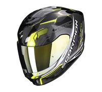 Scorpion EXO 391 Haut Full Face Moto Motorcycle Helmet Black / Silver / Yellow