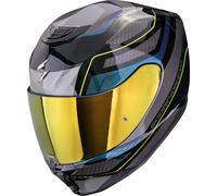 Scorpion Full-Face Helmet Exo-391 Leo Black/Grey/Blue Size M (Men)