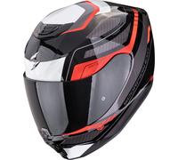 Scorpion Exo-391 Leo Full-Face Helmet, black/white/red, size S (55/56)