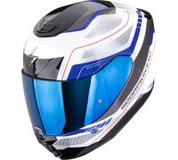 Scorpion Full-Face Helmet Exo-391 Leo - Black/White/Blue - Size L - Men