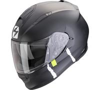 Scorpion Exo-491 Code Helmet, black matt/silver, size XXL (63/64)
