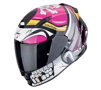 Scorpion Exo-491 Pirate Helmet, black/white/pink, size XS (53/54)