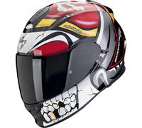 Scorpion Exo-491 Pirate Helmet, black-white-pink, size 2XS for Men