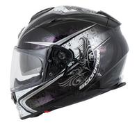 Scorpion EXO-491 Run Helmet, black-white-purple, size 2XS for Men