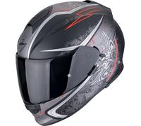 Scorpion EXO-491 Run Helmet, black matt/red, size M (57/58)