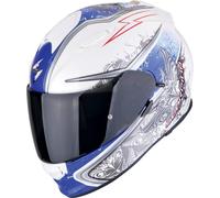 Scorpion EXO-491 Run Helmet, white/blue, size XS (53/54)