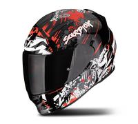 Scorpion EXO-491 Spector Full Face Helmet Black/RedL Black,Red