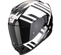 Scorpion Exo-520 Evo Air Banshee Helmet, black-white, size L for Men