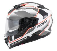 SCORPION SCORPION - Helmet Exo-520 EVO Air Lena Matt White / Silver / Red S