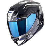 Scorpion EXO-520 Evo Air Ranka Helmet, black-white-blue, size XL for Men