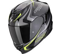 Scorpion Exo-520 Evo Air Terra Helmet, black-yellow-silver, size S for Men
