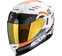 Scorpion EXO-520 Evo Air Titan, full face helmet M White/Orange/Black