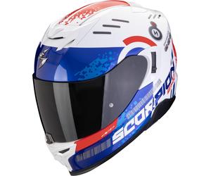 SCORPION EXO-520 EVO AIR TITAN full face helmet white-blue-red S