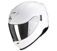 Scorpion Exo 520 Evo Gloss Full Face Motorcycle Helmets│White│All Sizes[L]