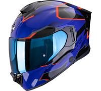 Scorpion Exo-530 Air Clip Full-Face Helmet, black-red-blue, size 2XL for Men