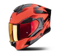 Scorpion Exo-530 Air Clip Full-Face Helmet, black-red, size L for Men