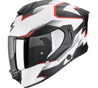 Scorpion Exo-530 Air Clip Full-Face Helmet, white/black/red, size XS (53/54)