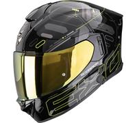 Scorpion Exo-530 Air Fond Full-Face Helmet, black-yellow, size XL for Men
