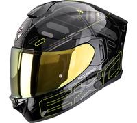 Scorpion Exo-530 Air Fond Full-Face Helmet, black-yellow, size M for Men