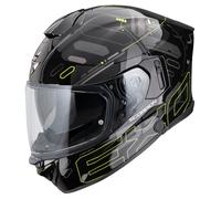 Scorpion EXO-530 Air Fond Full-Face Helmet M unisex Black/Neon yellow, M